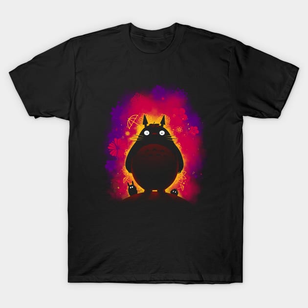 My colourful neighbour - cute anime T-Shirt by eriondesigns